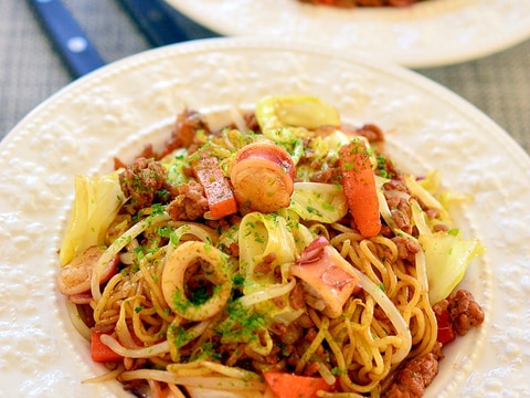 レンジで時短！水っぽくならない☆美味しい焼きそば